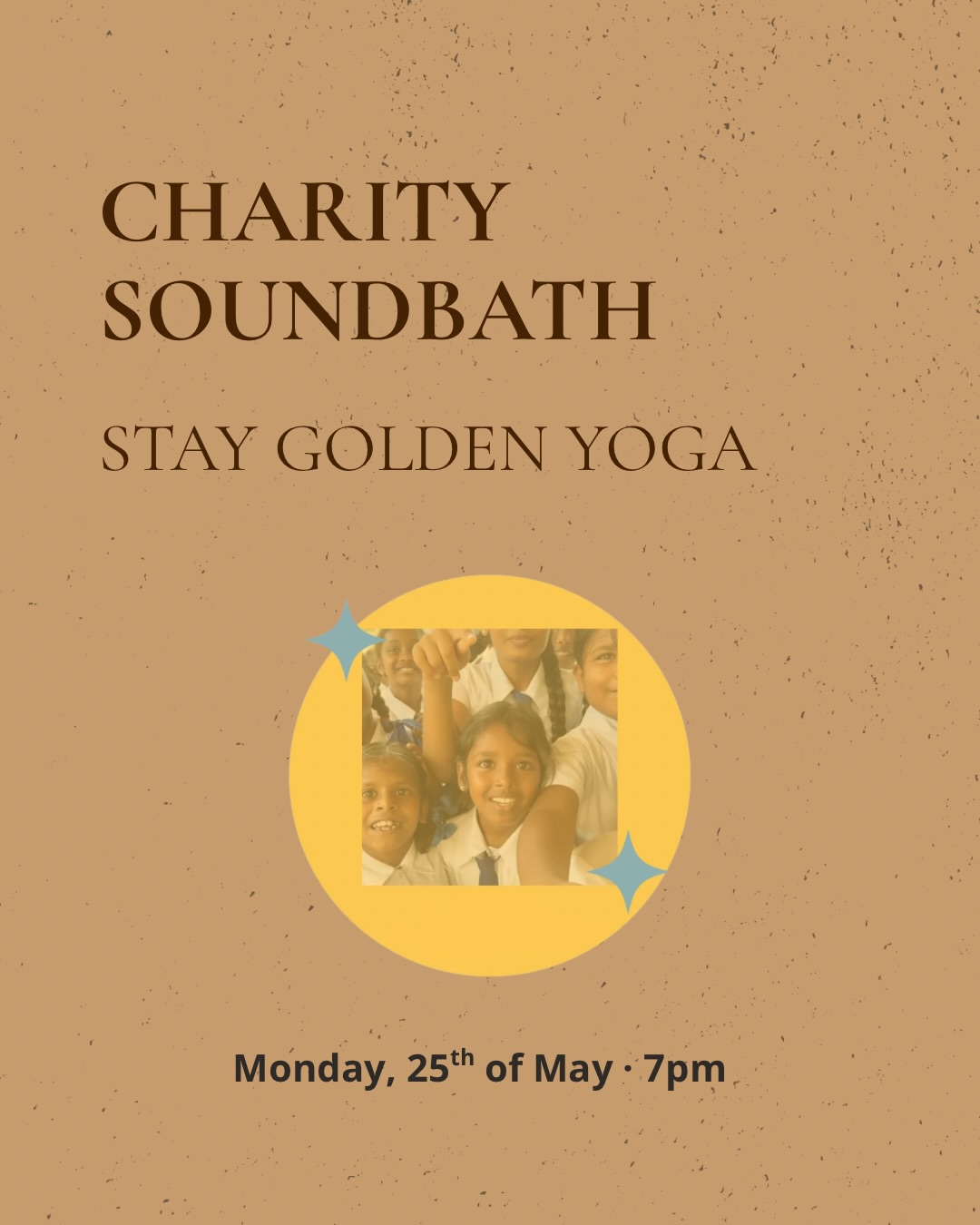 Charity Soundbath at Stay Golden Yoga, Arugam Bay 🌿 

A meditative evening of healing vibrations with singing bowls, flute & chimes. 

Monday · 7pm 
Donation-based event 
Minimum donation: 3000 LKR 

100% of proceeds support local children through @makethemsmile.sl ✨

With @nali_vibe at @staygoldenarugam