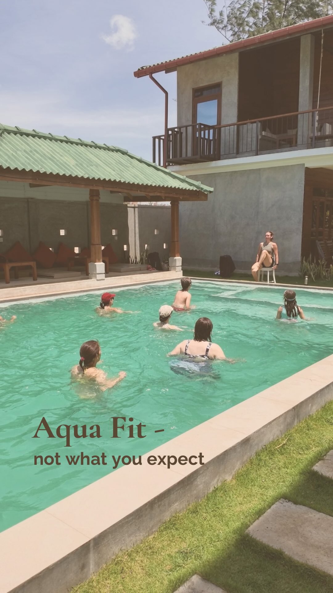 Water changes the way you move.

It adds resistance without adding impact, making every exercise feel both lighter and more challenging at the same time.

Our Aqua Fit classes are playful, energizing and suitable for every fitness level and every person - you decide how hard you want to work. That’s why we love it so much! 

And with our instructor Alex it’s never getting boring anyhow 😃

Come for the pool. Stay for the workout. Relax on the sunbed afterwards. 

📍 @staygoldenarugam with @___aalleexx at @yoga_arugambay